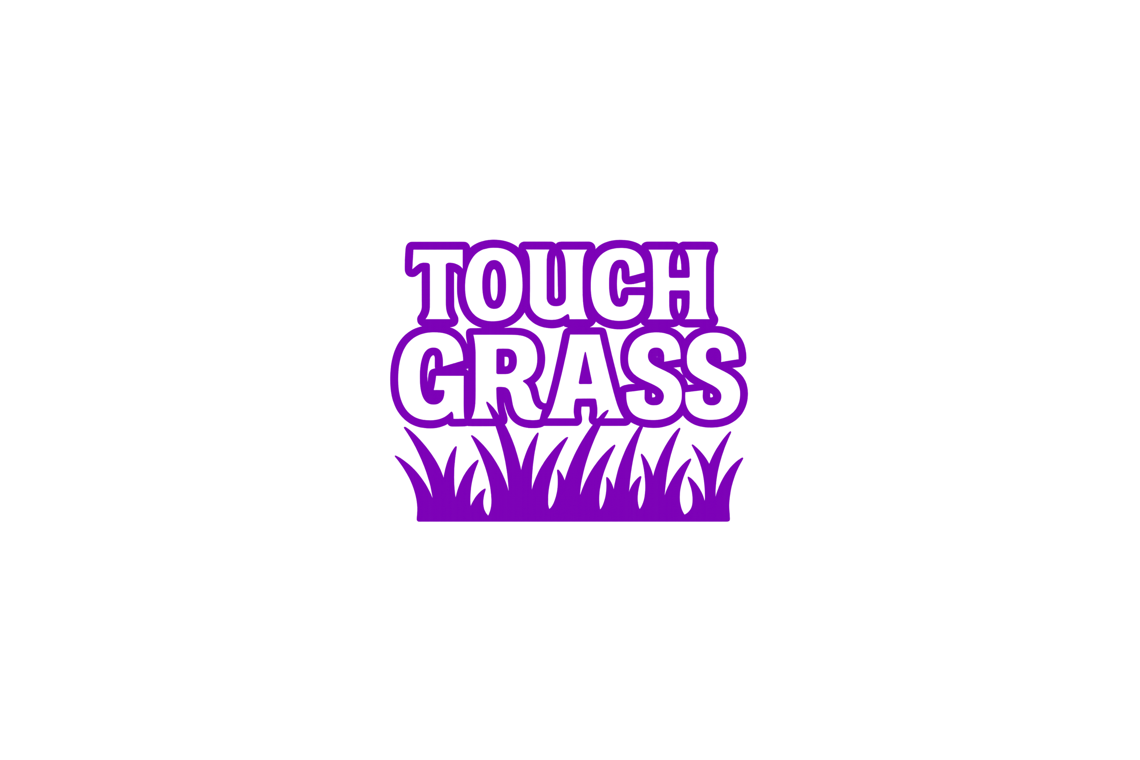 STICKER: TOUCH GRASS