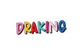 Die-Cut Sticker: DRANKING