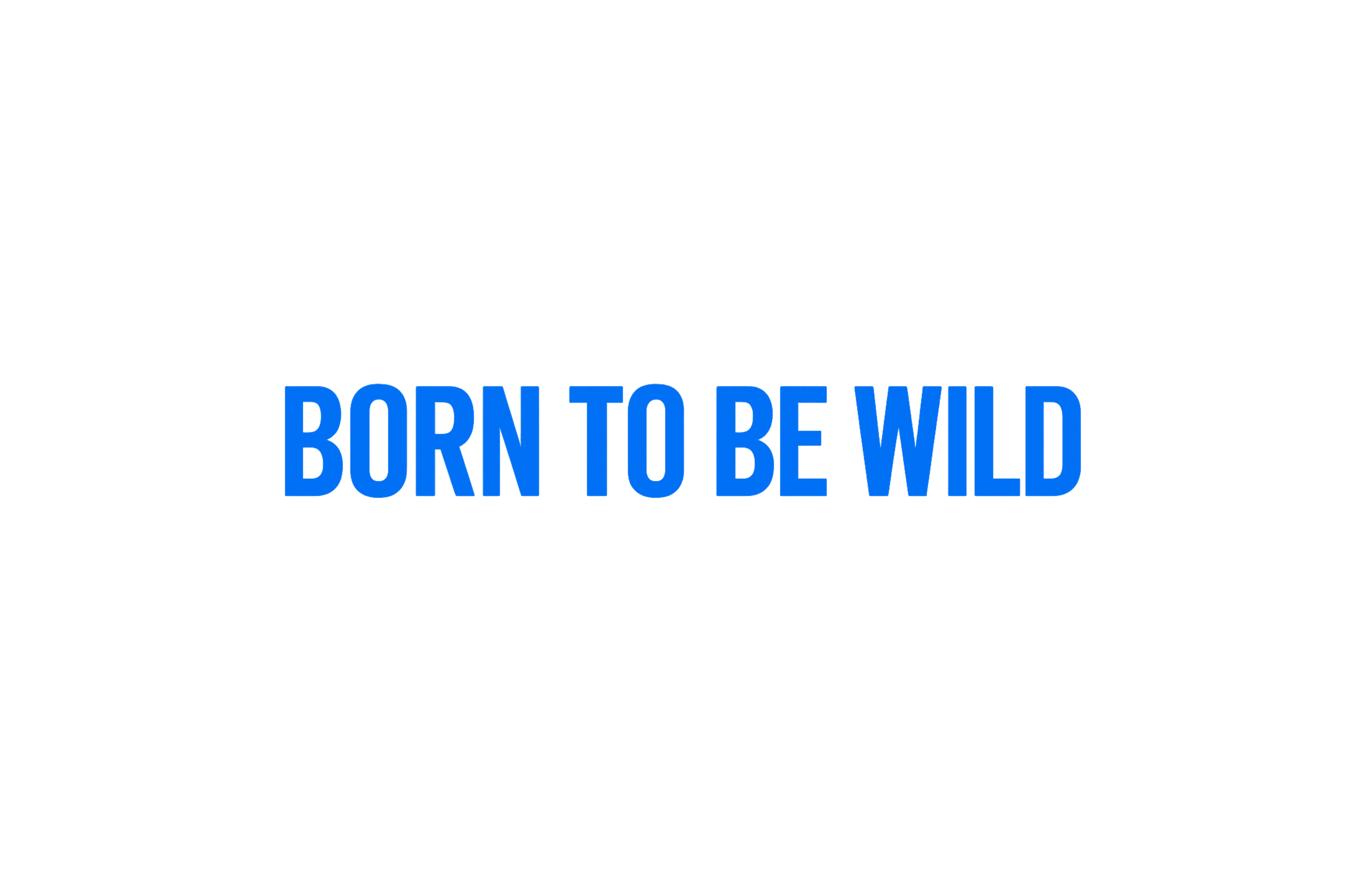 STICKER: BORN TO BE WILD