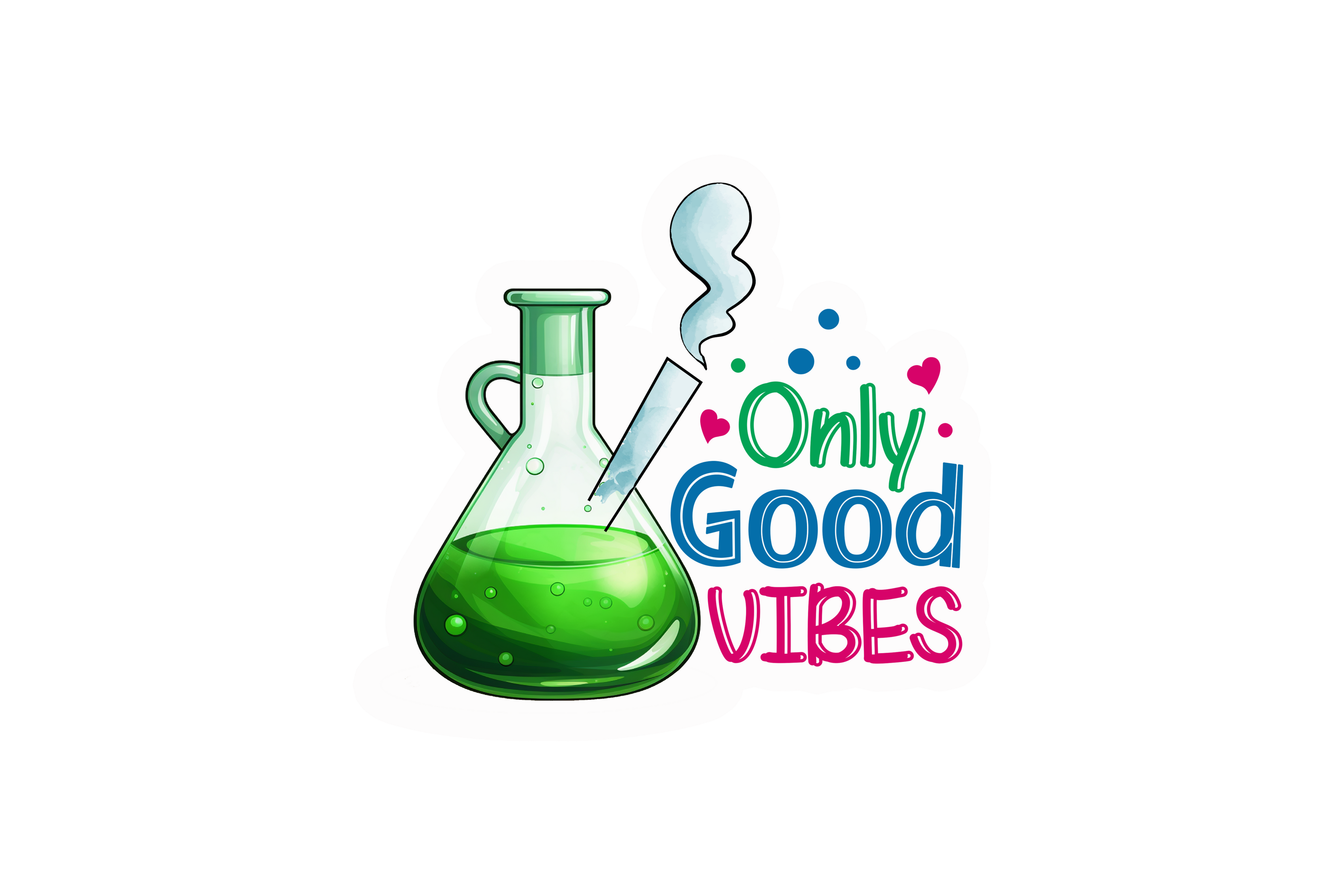STICKER: ONLY GOOD VIBES - OzDecalz