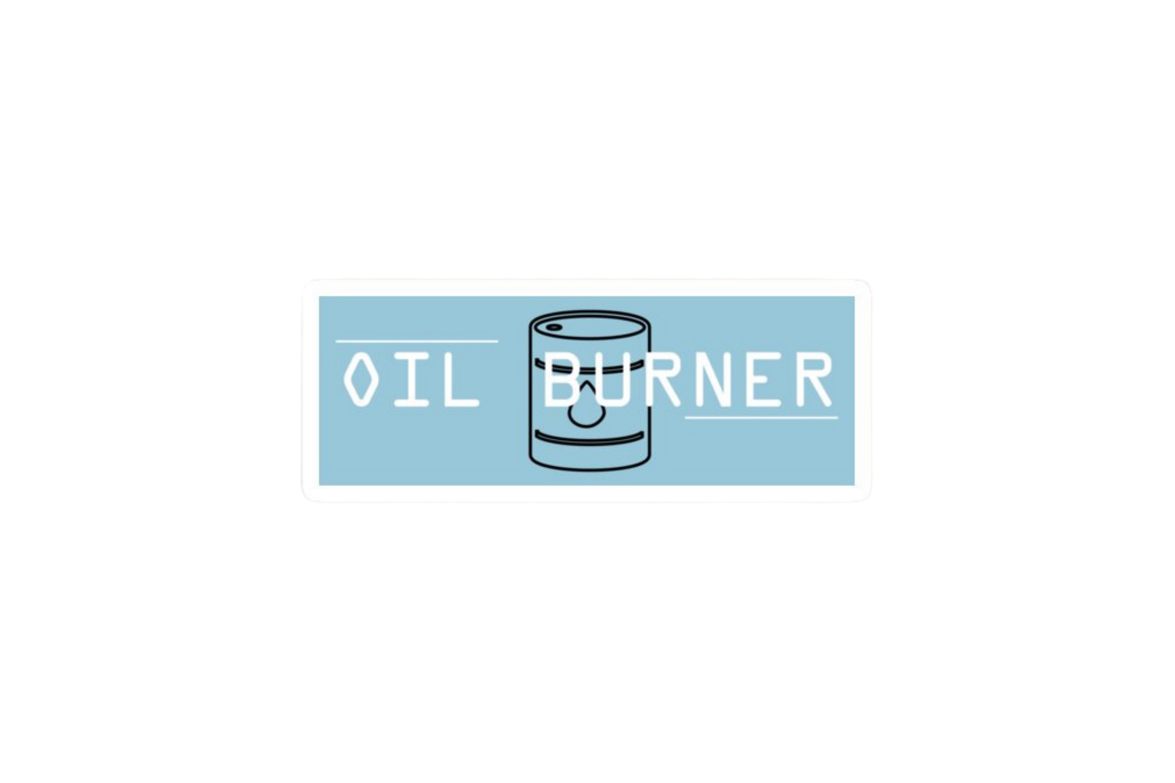 SLAP STICKER: OIL BURNER