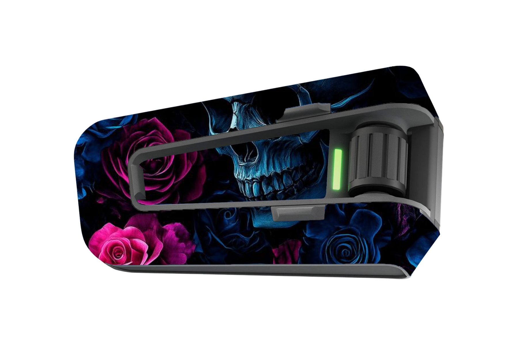 Packtalk  Skin: BLUE PINK ROSE SKULL