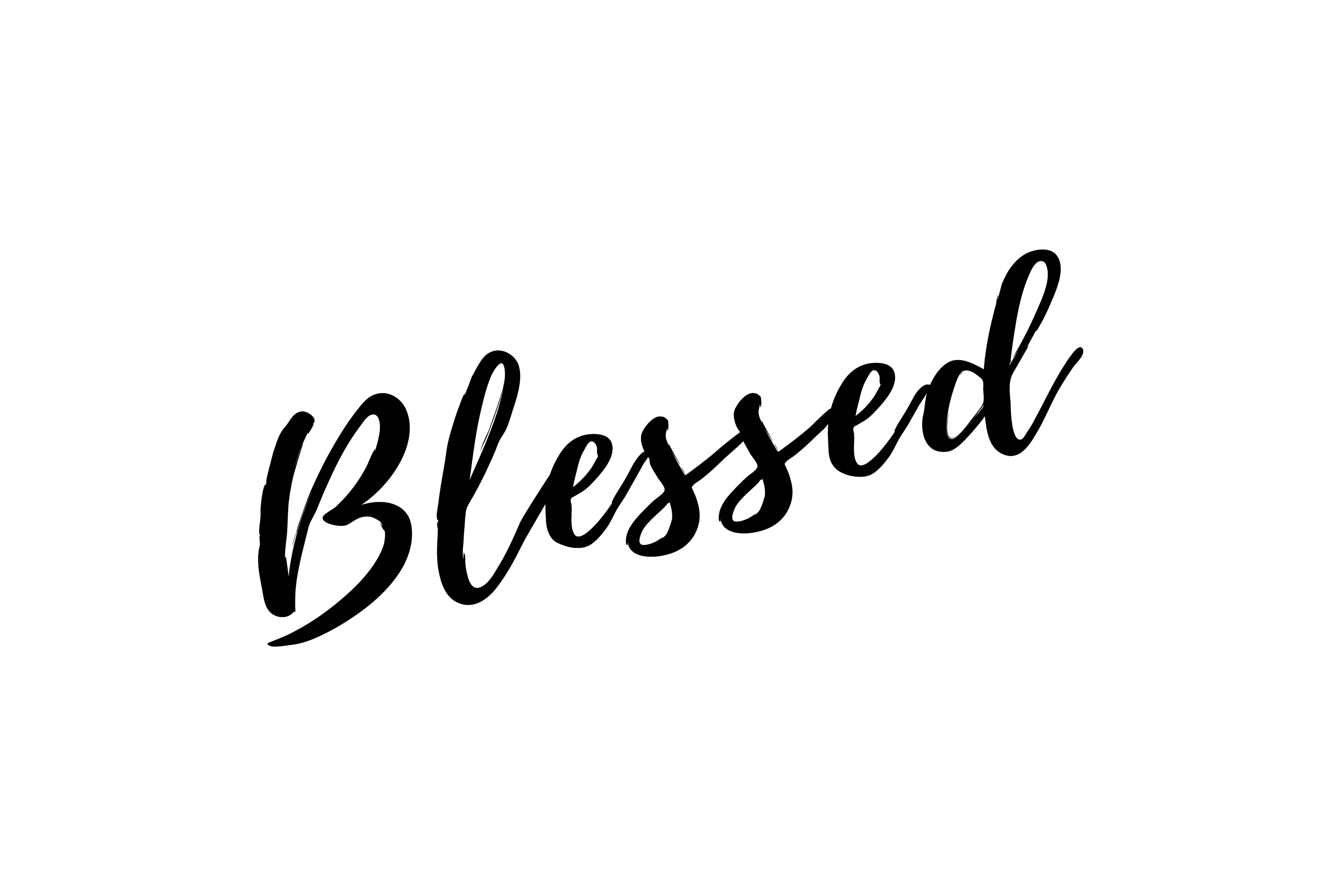 STICKER: BLESSED