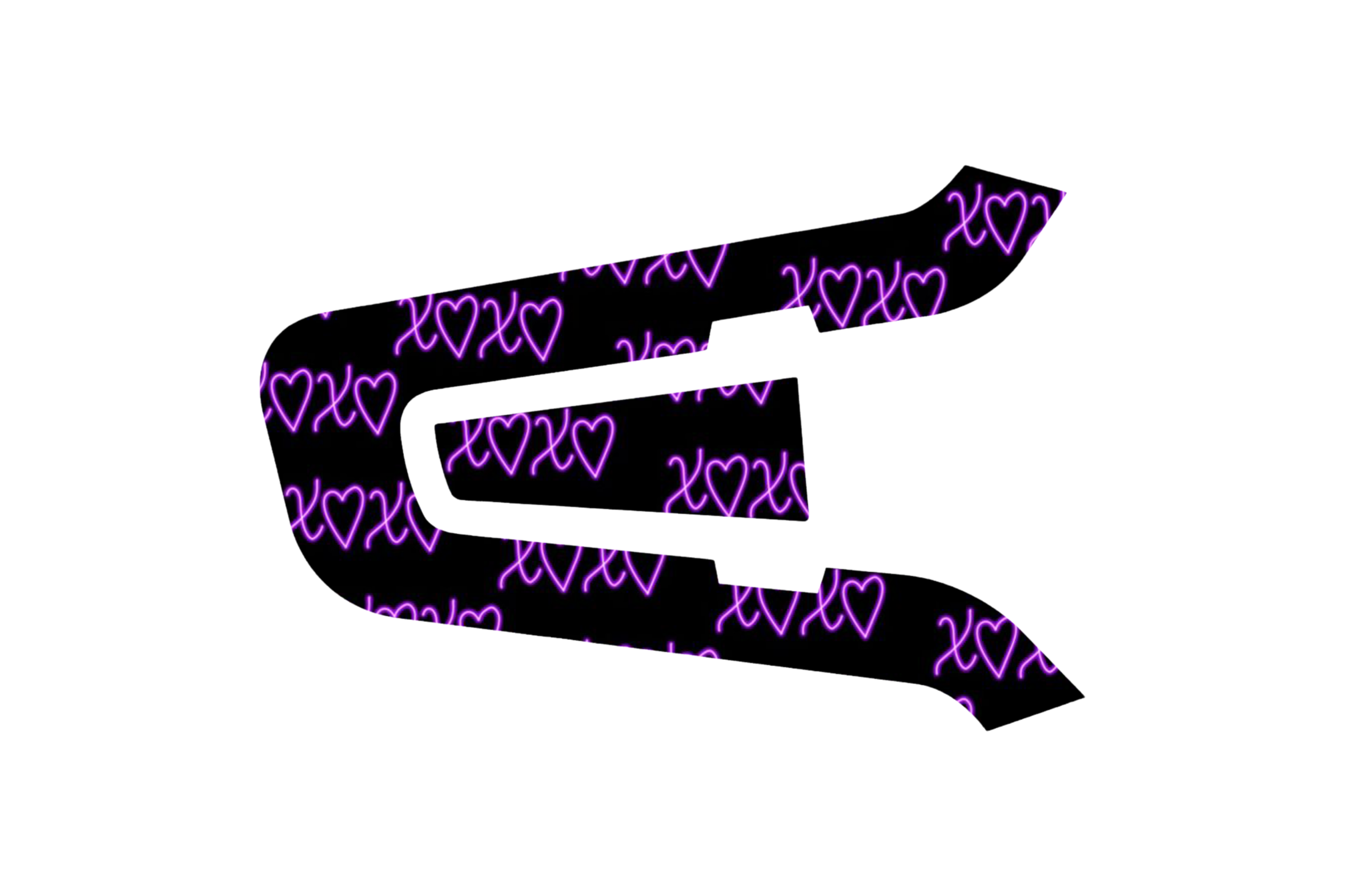 INTERCOM SKIN: PURPLE XOXO HEARTS