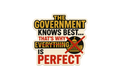 Die-Cut Sticker: THE GOVERNMENT KNOWS