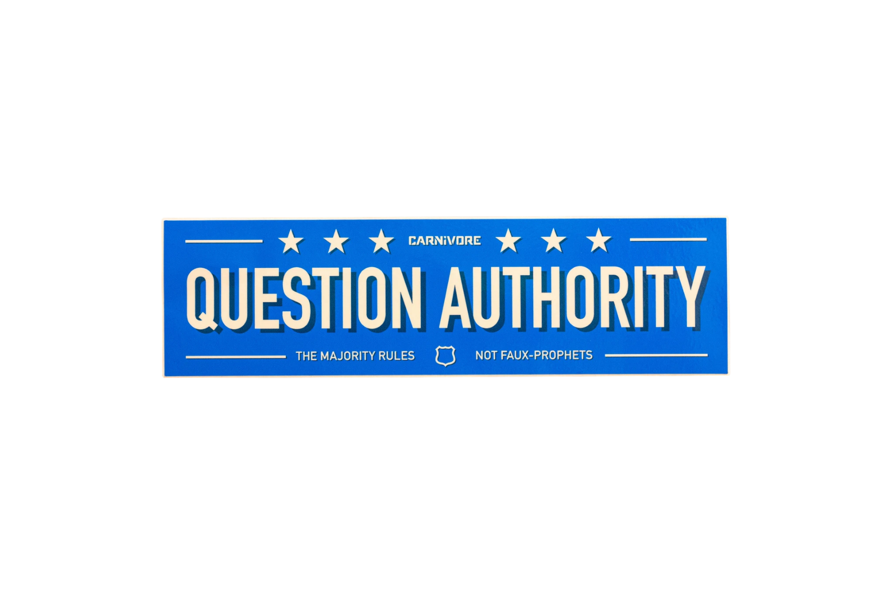 SLAP STICKER: QUESTION AUTHORITY