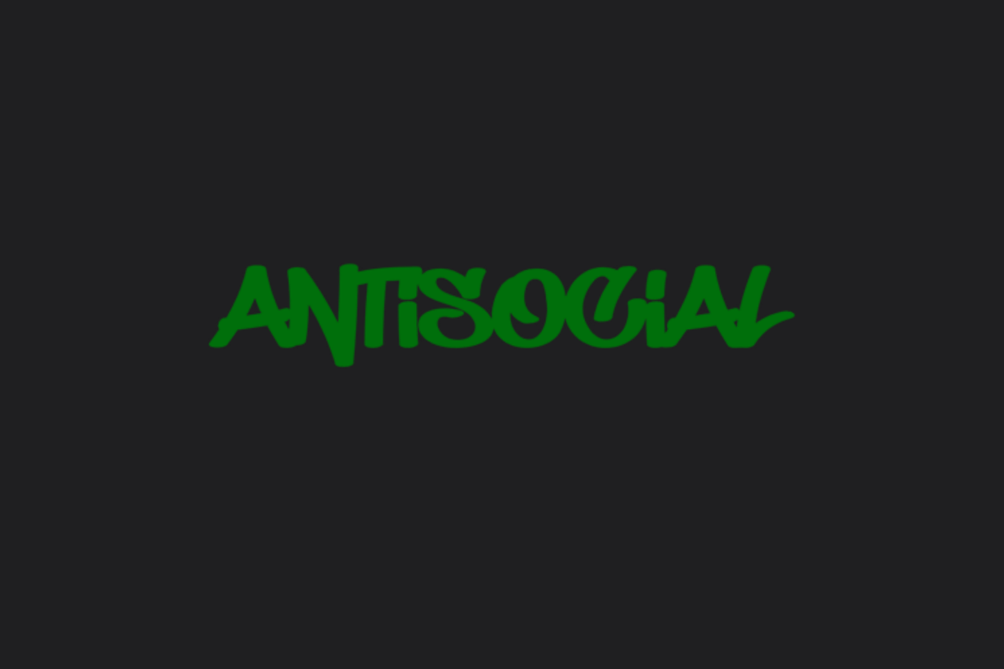 Antisocial Sticker