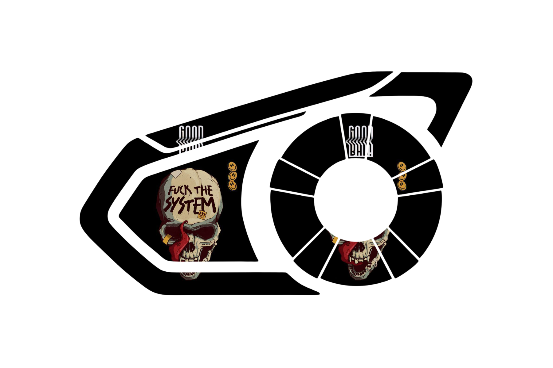 INTERCOM SKIN: GOOD BAD SKULL