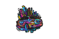 Die-Cut Sticker: CAR 01