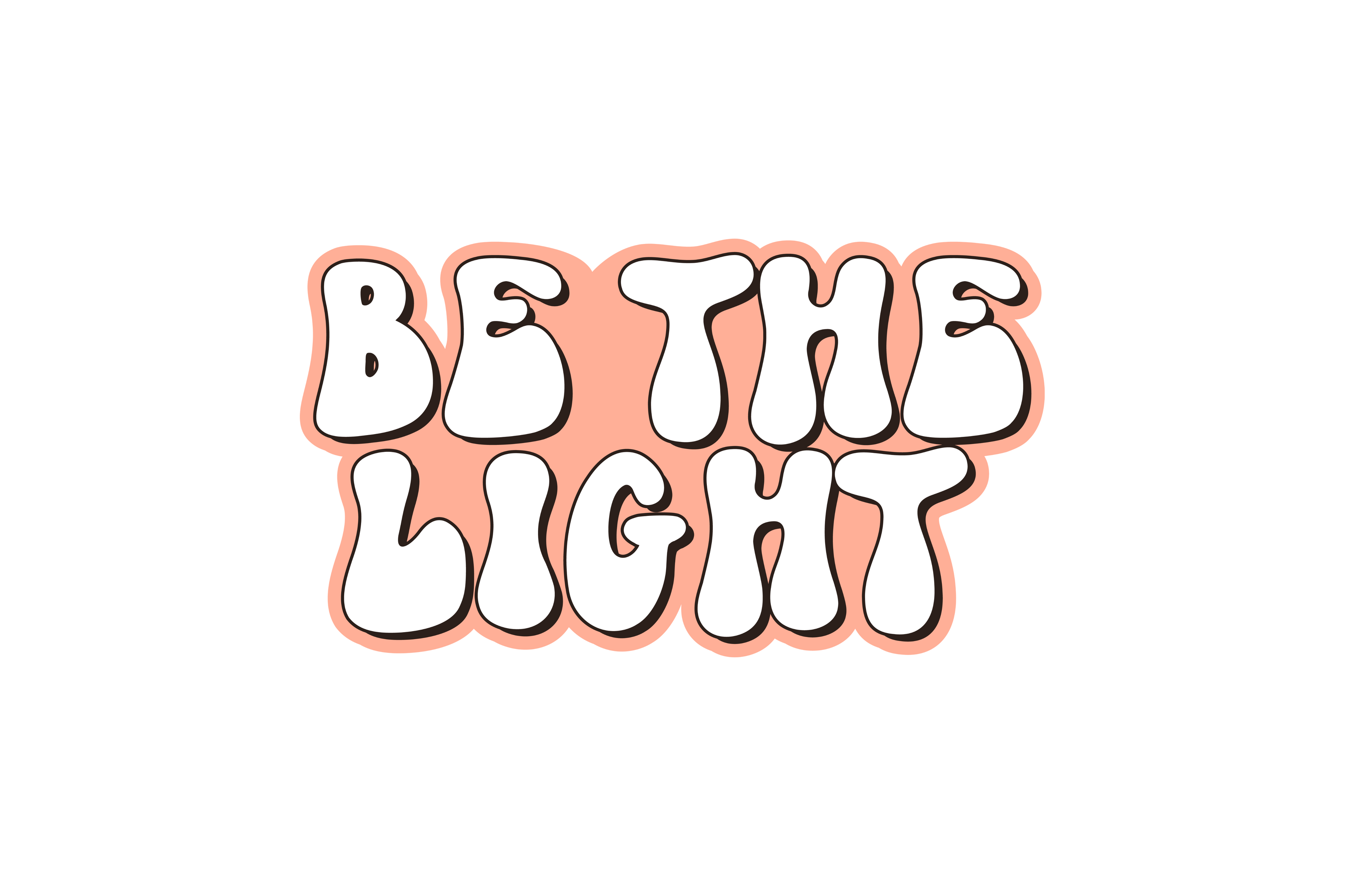 STICKER: BE THE LIGHT