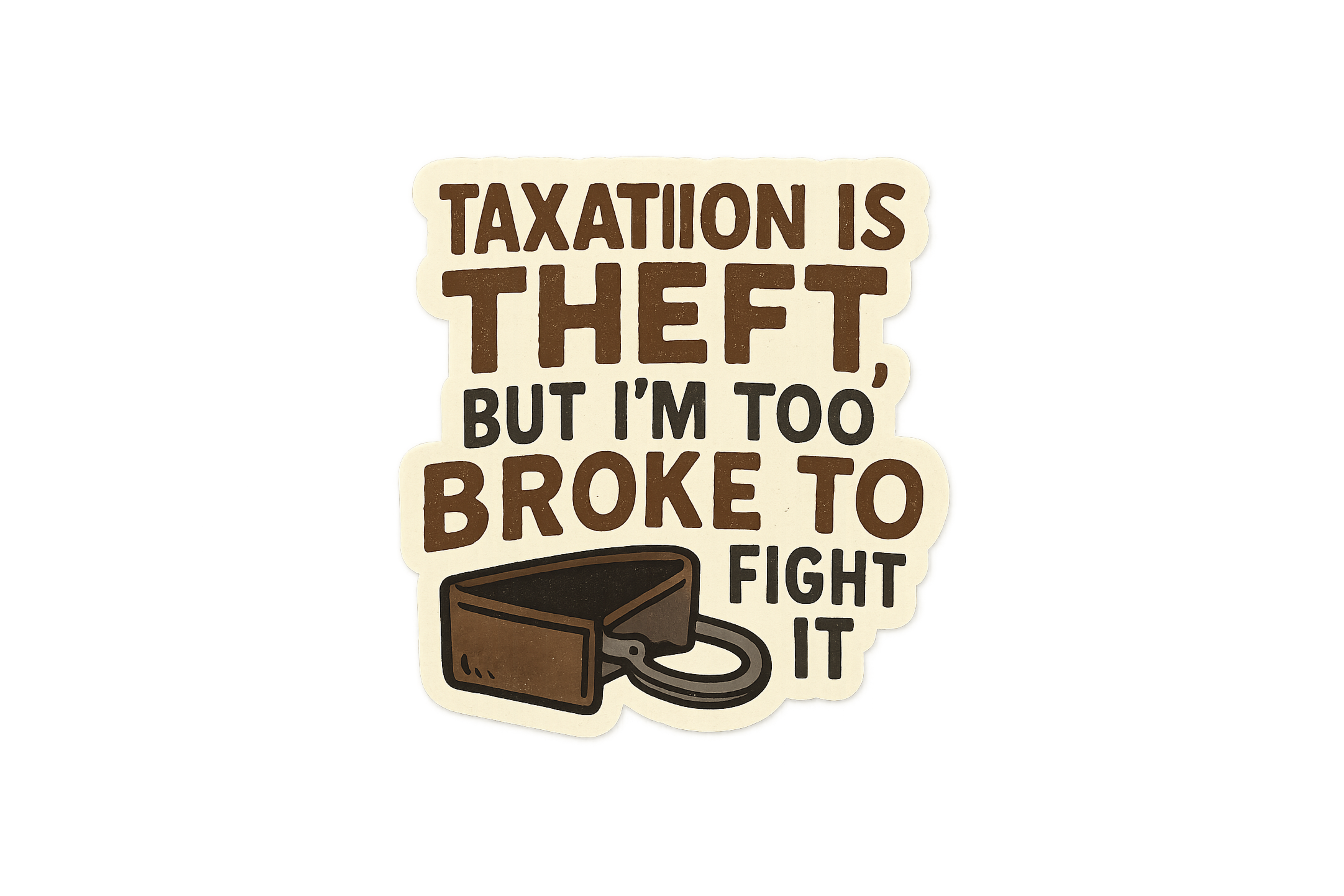 STICKER: TAXATION IS THEFT