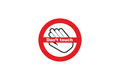 Die-Cut Sticker: DON'T TOUCH