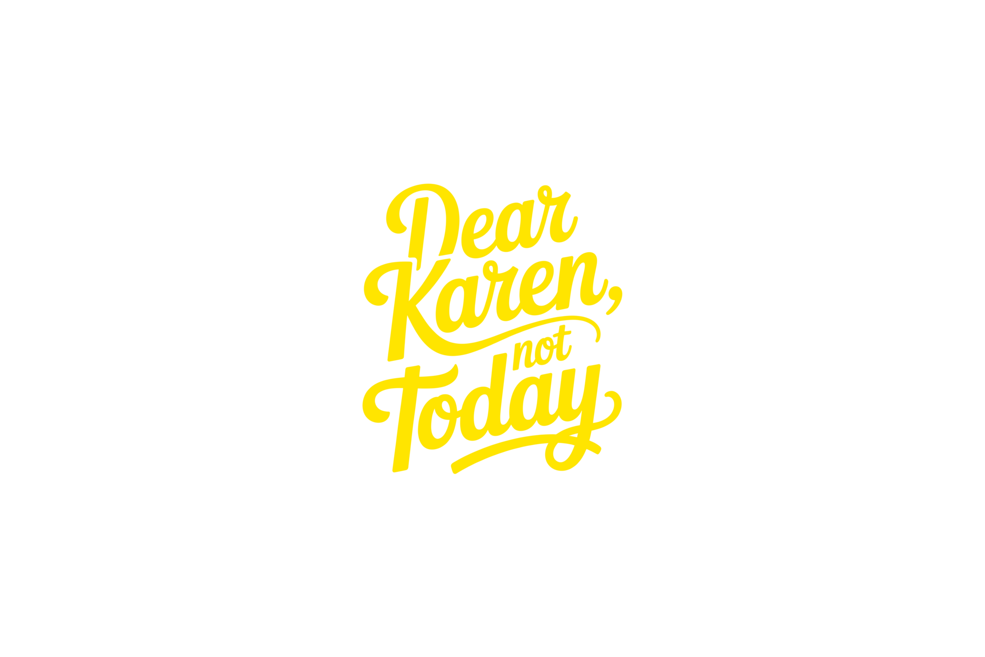 STICKER: DEAR KAREN, NOT TODAY - OzDecalz