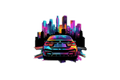 Die-Cut Sticker: CAR 02