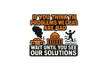 Die-Cut Sticker: IF YOU THINK THE PROBLEMS