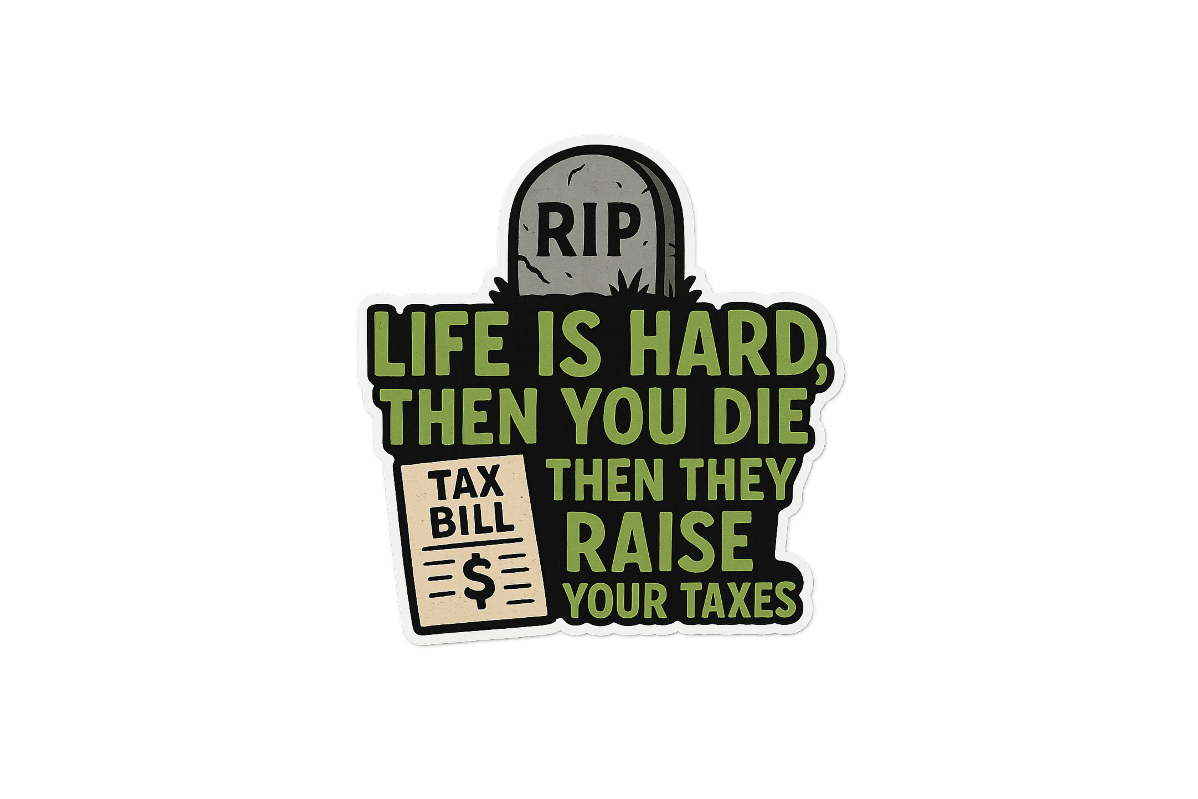 STICKER: LIFE IS HARD