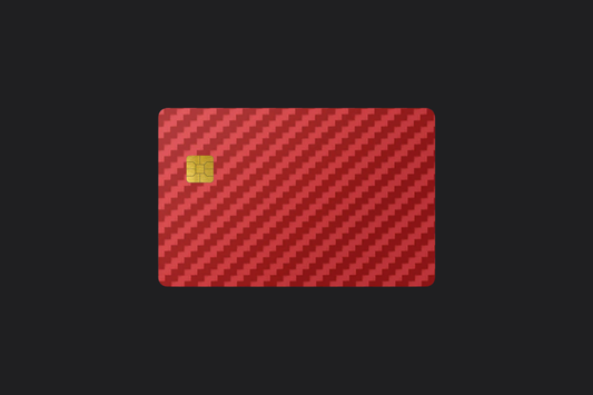 CARD SKIN: RED CARBON