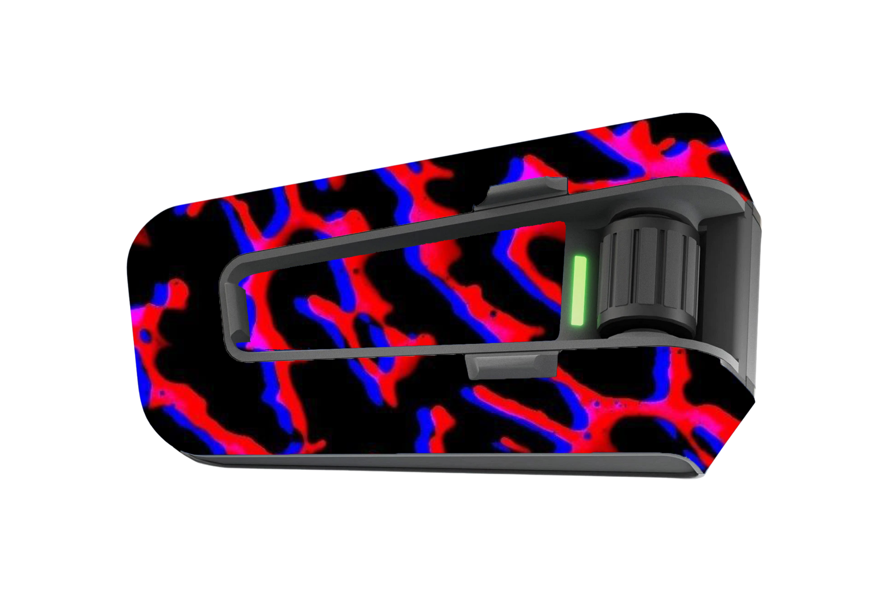 INTERCOM SKIN: RED BLUE GLITCH SKULL