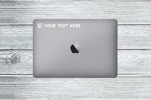 CUSTOM DECAL: TWITCH SOCIAL MEDIA TAG