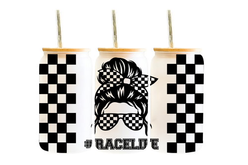 16 OZ WRAP:  #RACELIFE