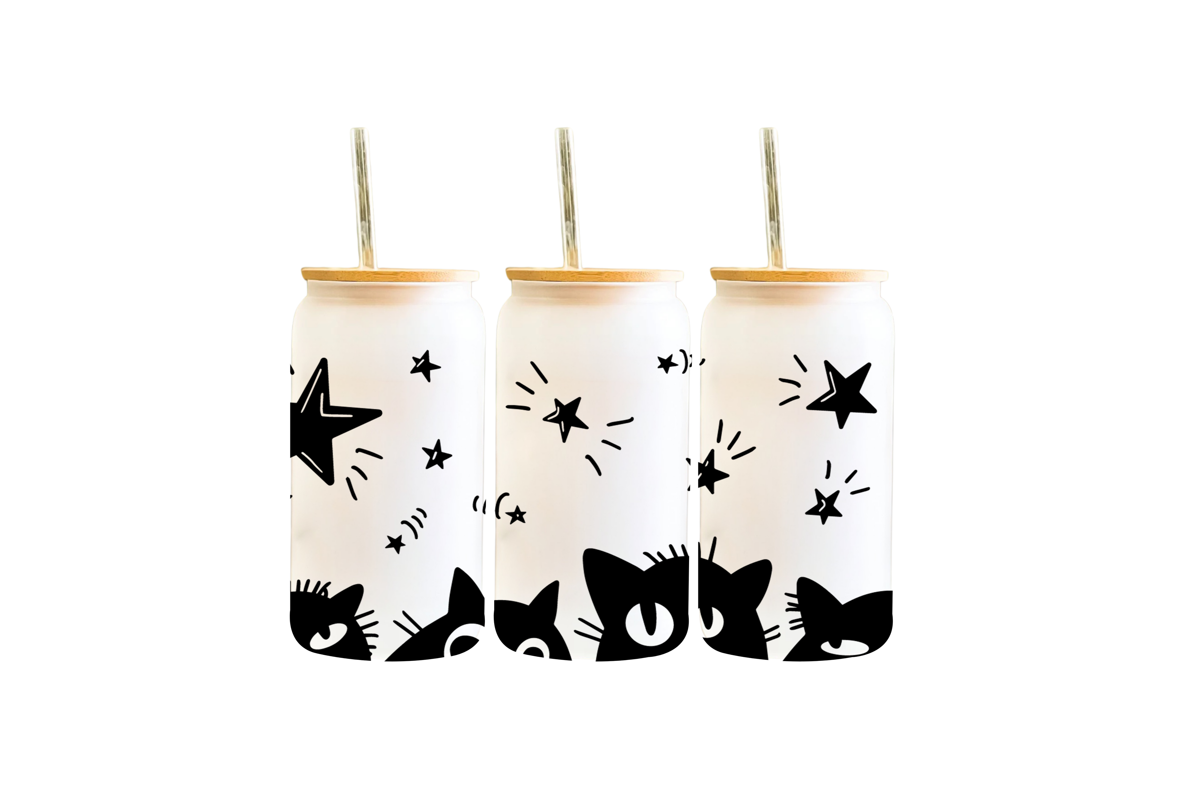 16 OZ WRAP: FUNNY CATS