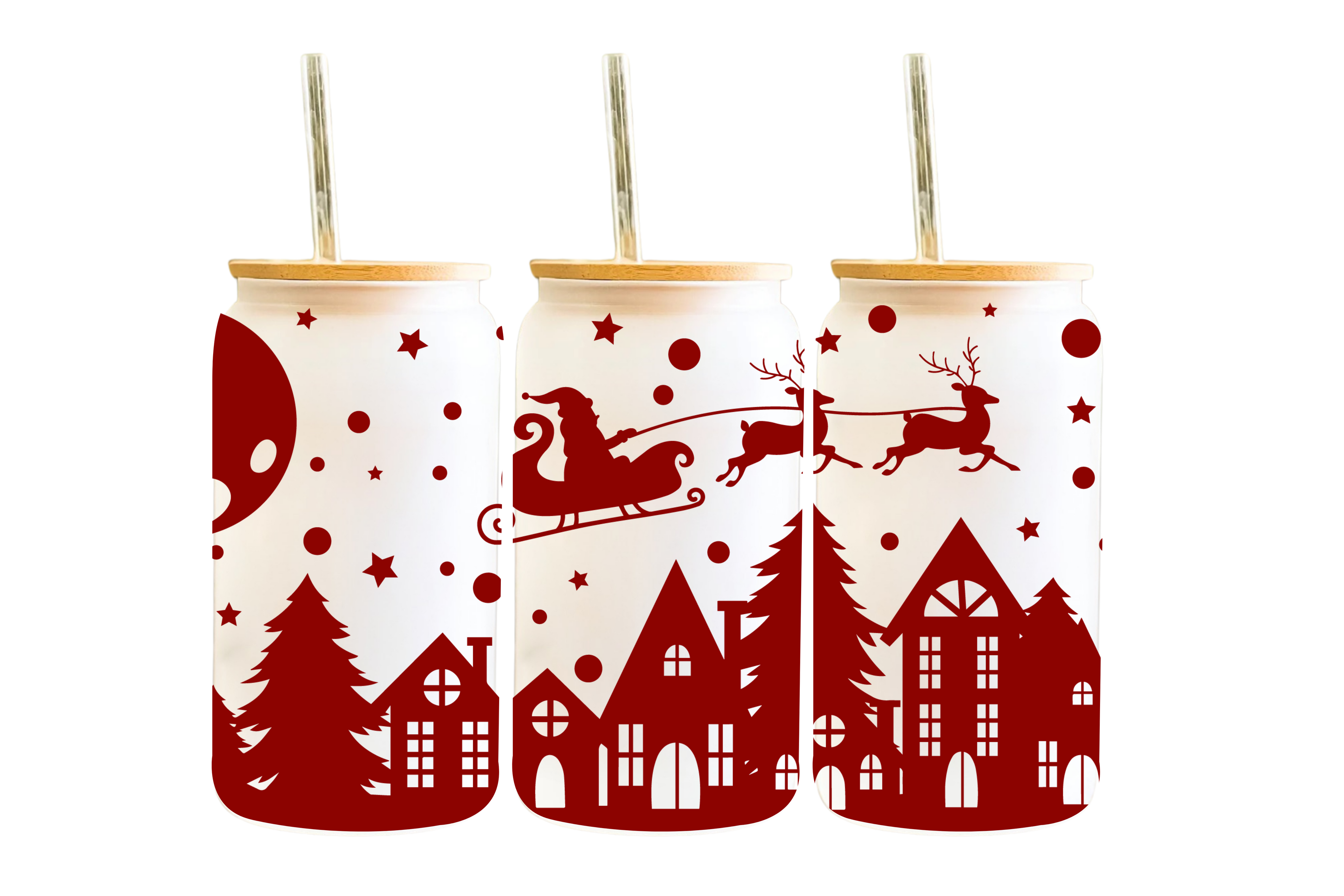 16 OZ WRAP: MERRY CHRISTMAS