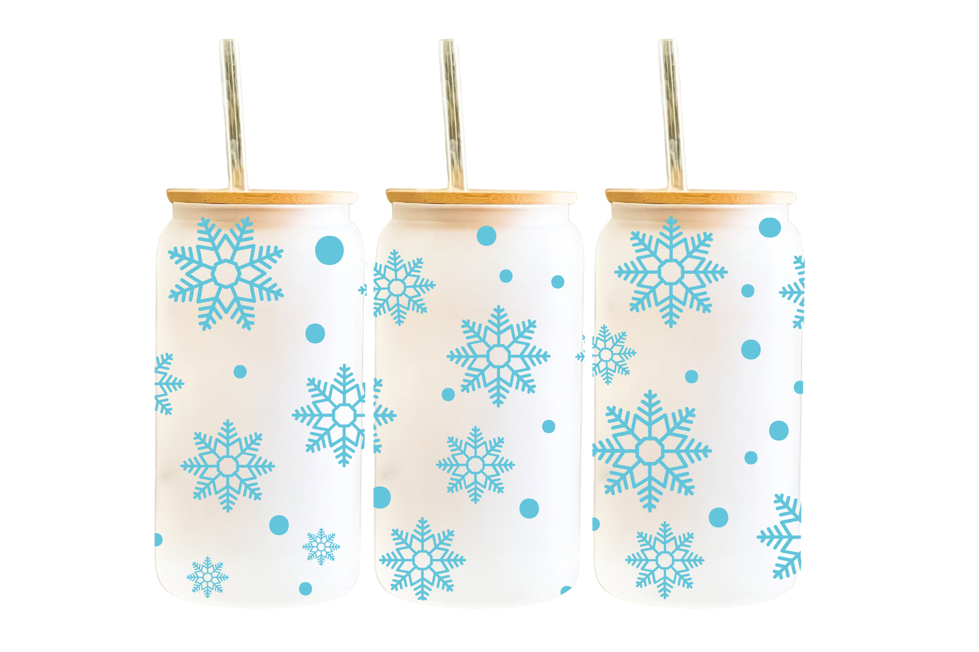 16 OZ WRAP: SNOWFLAKE