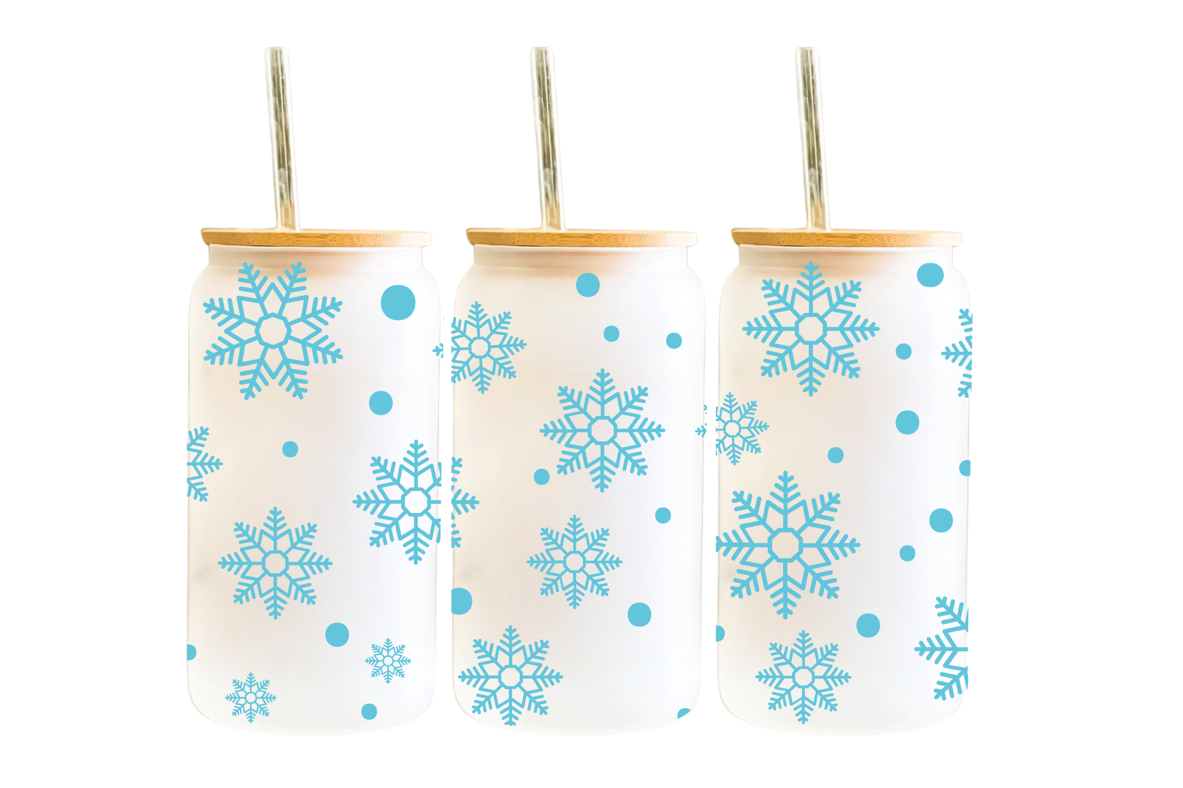 16 OZ WRAP: SNOWFLAKE