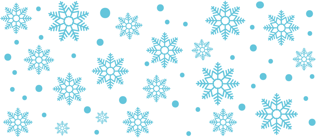 16 OZ WRAP: SNOWFLAKE