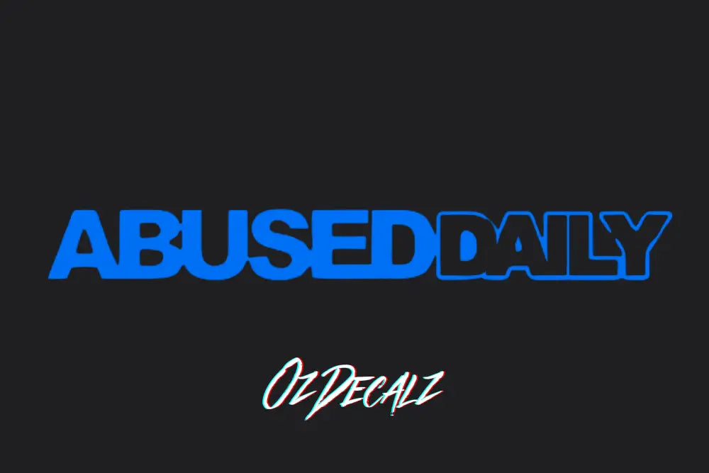 ABUSED DAILY STICKER - OZDecalz