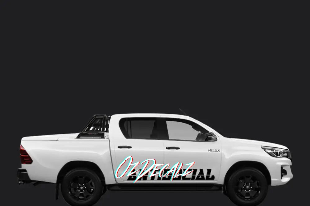 ANTISOICAL CAR BANNER - OZDecalz