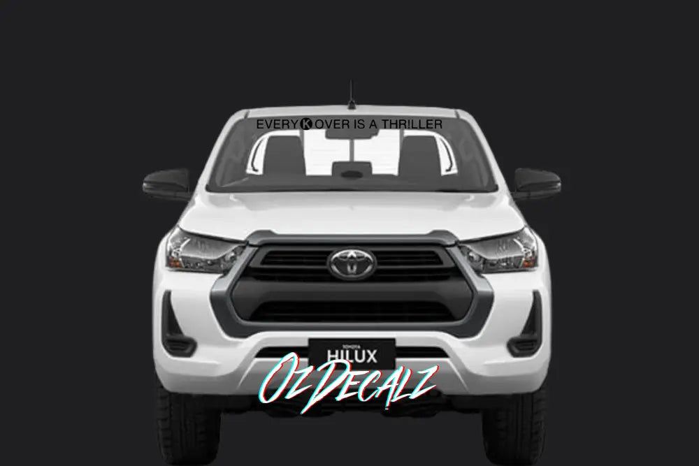 BANNER: EVERY K OVER IS A THR!LLER Vinyl Stickers
