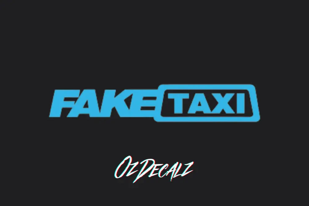 FAKE TAXI STICKER - OZDecalz