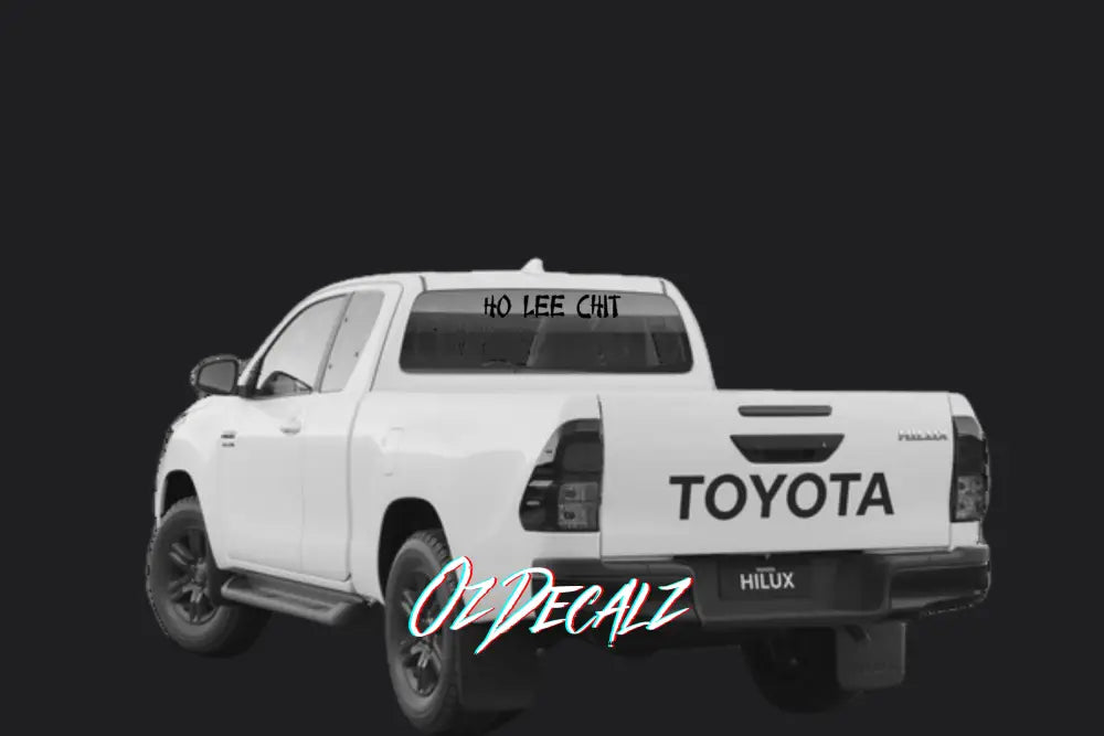 BANNER: HO LEE CHIT Vinyl Stickers