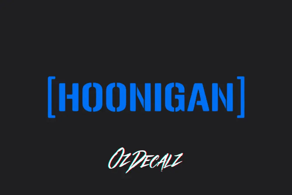 HOONIGAN STICKER - OZDecalz