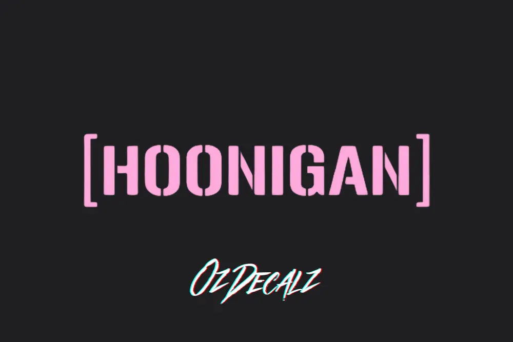 HOONIGAN STICKER - OZDecalz