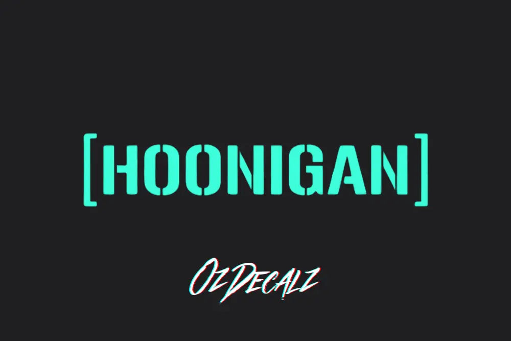 HOONIGAN STICKER - OZDecalz