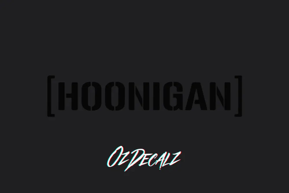 HOONIGAN STICKER - OZDecalz