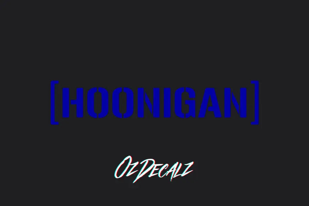 HOONIGAN STICKER - OZDecalz