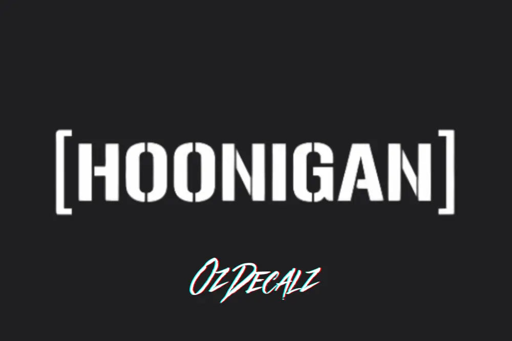 HOONIGAN STICKER - OZDecalz
