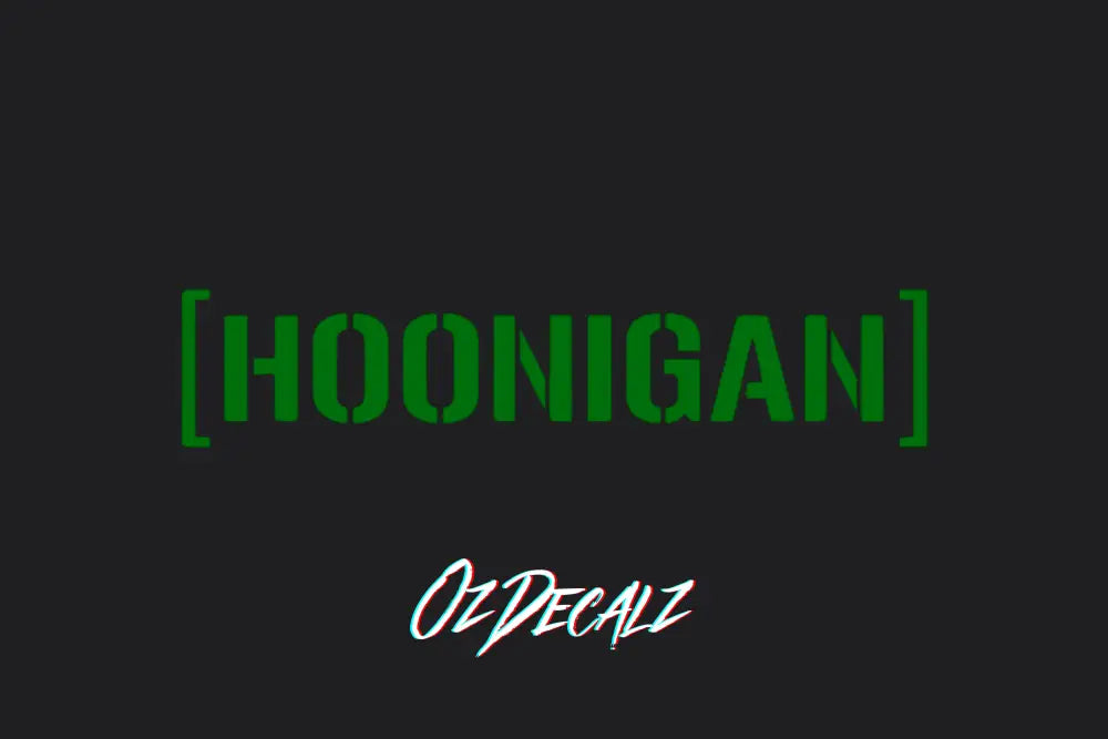 HOONIGAN STICKER - OZDecalz