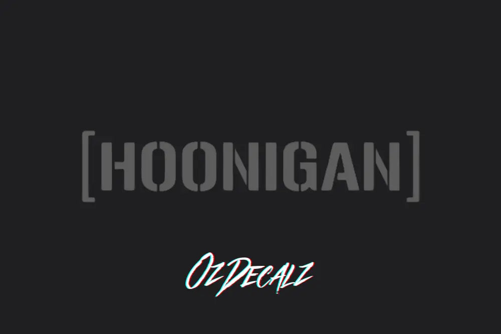 HOONIGAN STICKER - OZDecalz