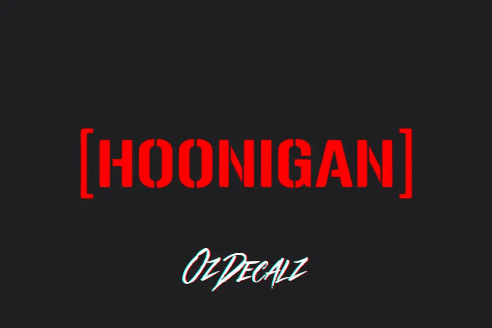 HOONIGAN STICKER - OZDecalz