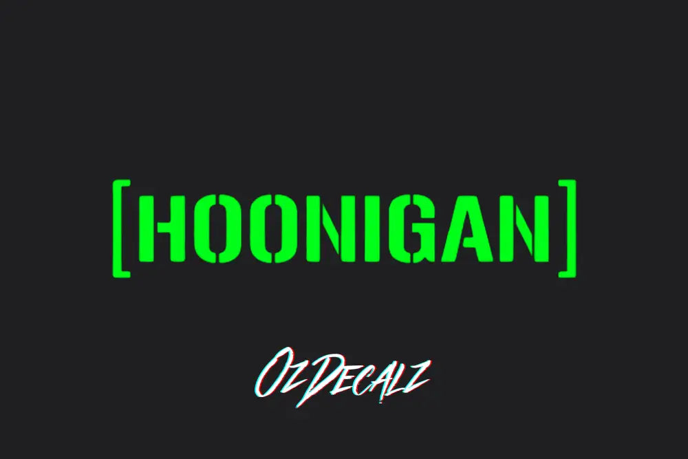 HOONIGAN STICKER - OZDecalz