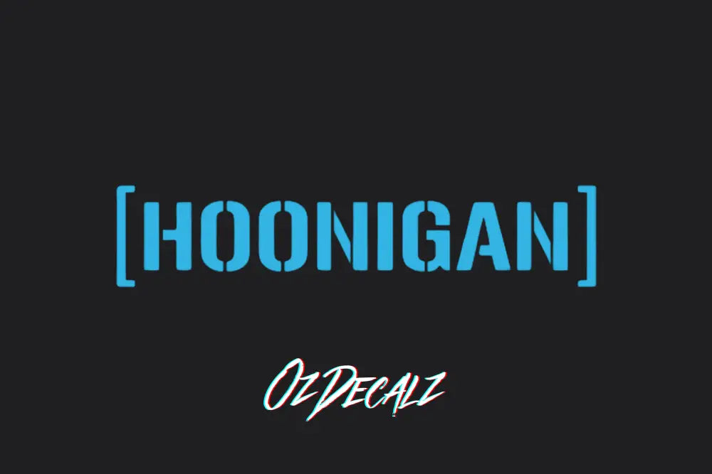 HOONIGAN STICKER - OZDecalz