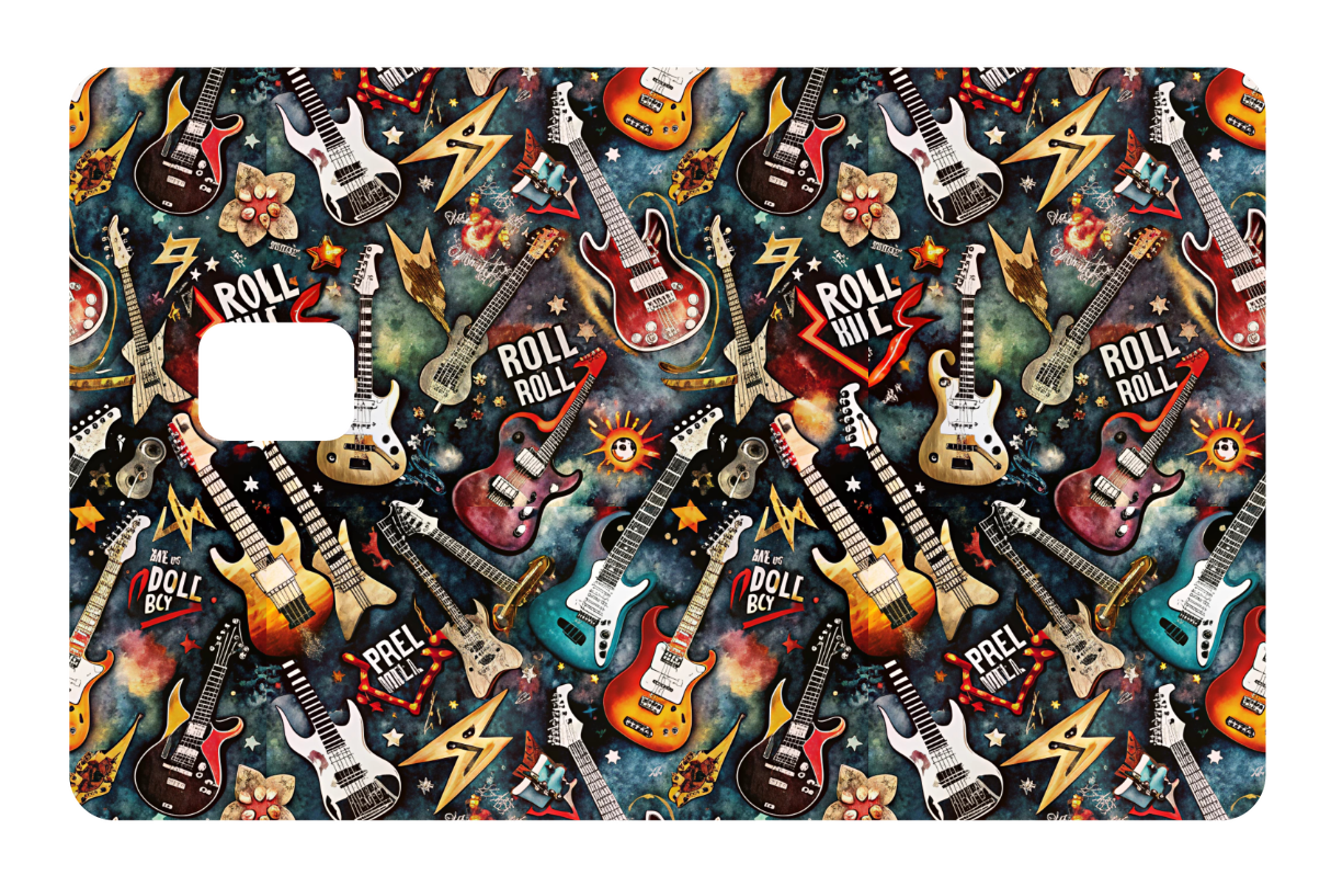 CARD WRAP: ROCK & ROLL