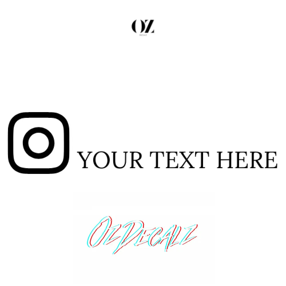CUSTOM INSTAGRAM BANNER - OzDecalz