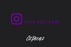 CUSTOM INSTAGRAM BANNER - OzDecalz