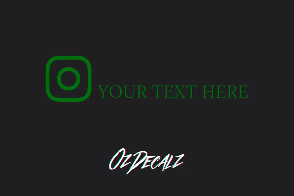 CUSTOM INSTAGRAM BANNER - OzDecalz