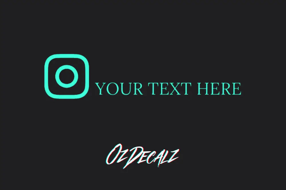CUSTOM INSTAGRAM BANNER - OzDecalz